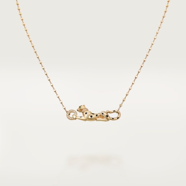 18K Panth̬re De Diamond Necklace