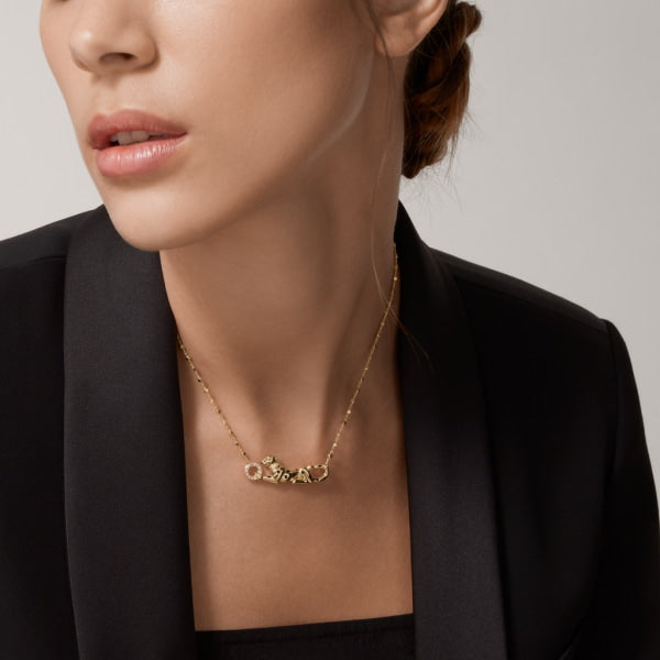 18K Panth̬re De Diamond Necklace