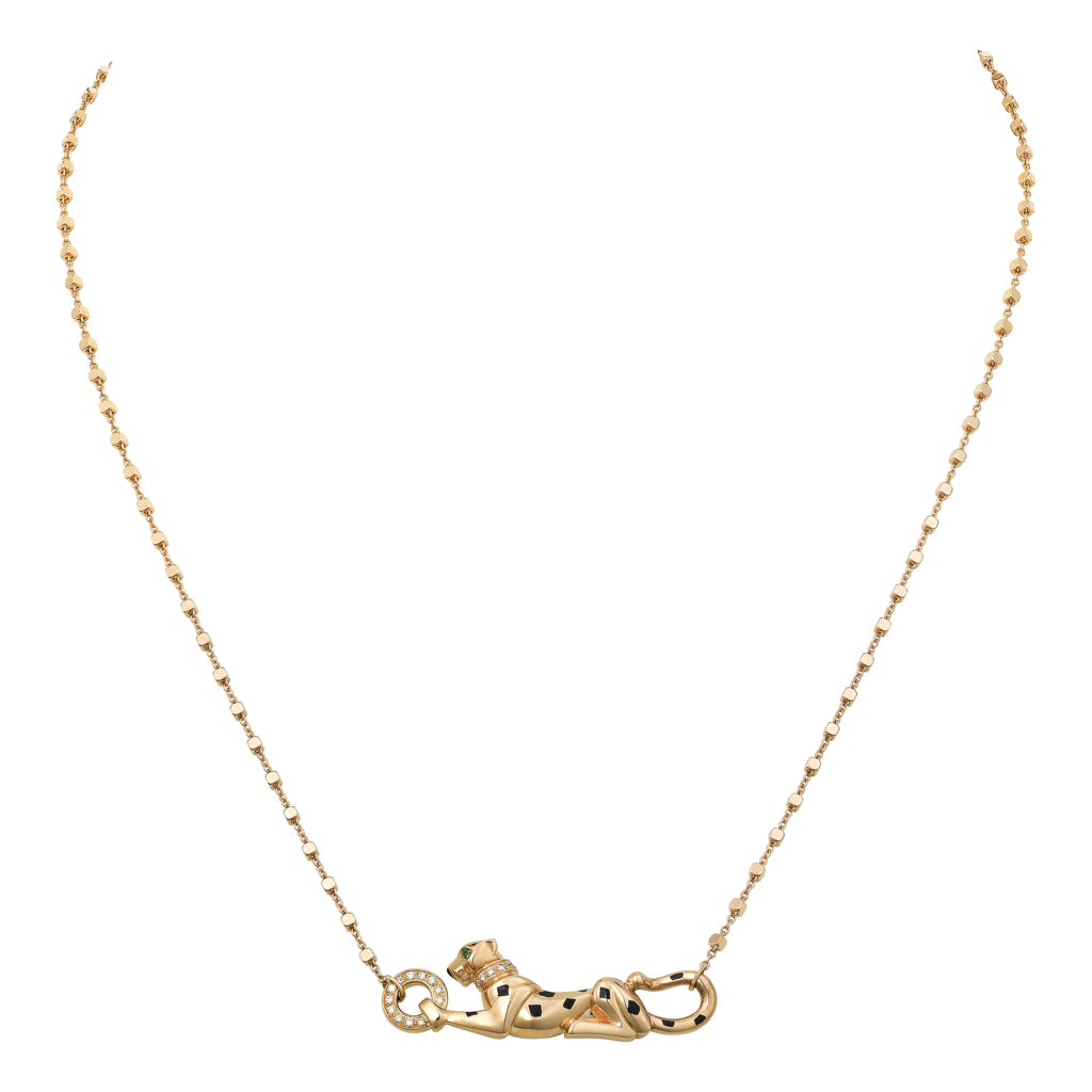 18K Panth̬re De Diamond Necklace