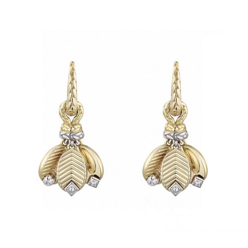 18K Grain De Caf̩ Earrings