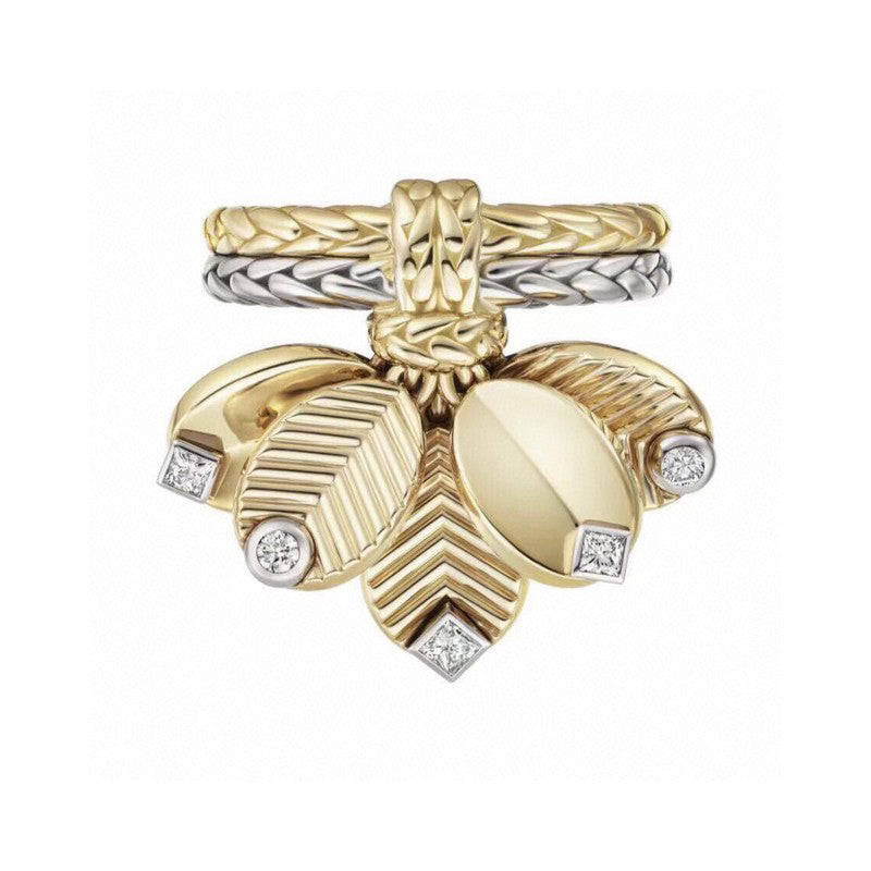 18K Grain De Caf̩ Ring