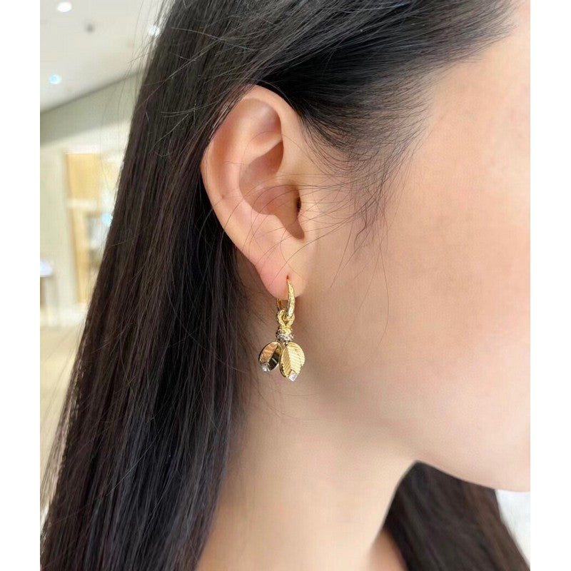 18K Grain De Caf̩ Earrings