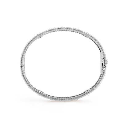 18K Perl̩e Clovers Bracelet