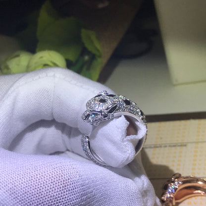 18K Panth̬re De Diamond Ring
