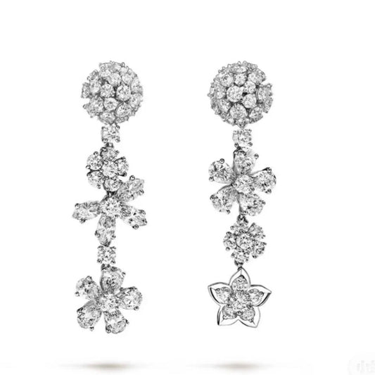 18k Folie Des Pr̩s Earrings
