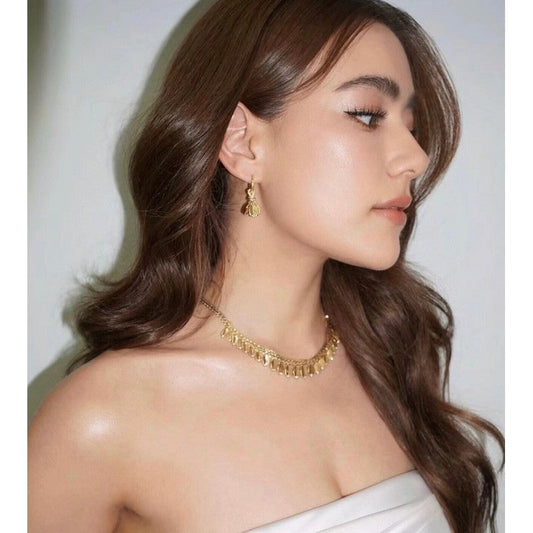 18K Grain De Caf̩ Earrings