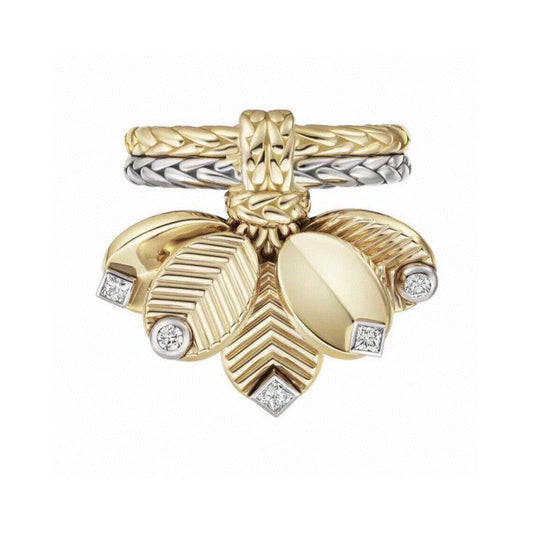 18K Grain De Caf̩ Ring