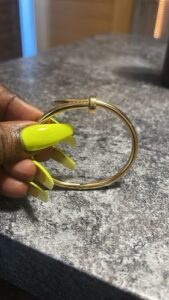 Click to view full screen 18K Juste Un Clou Bracelet photo review