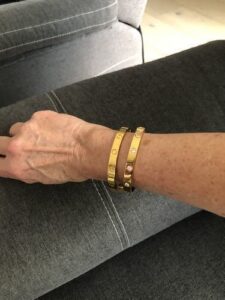 18K Love Diamond-Paved Ceramic Bracelet photo review