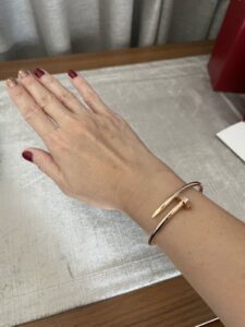 Click to view full screen 18K Juste Un Clou Bracelet photo review