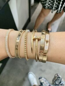 Click to view full screen 18K Rose Gold Kelly H Bracelet photo review