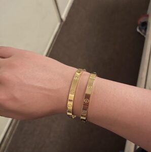 Click to view full screen 18K Lotus Openwork Bracelet photo review