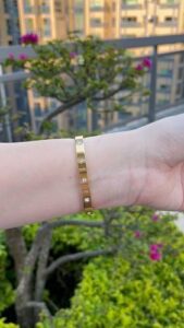 18K Love Diamond-Paved Ceramic Bracelet photo review