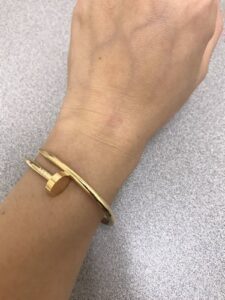 Click to view full screen 18K Juste Un Clou Bracelet photo review