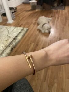 Click to view full screen 18K Juste Un Clou Bracelet photo review