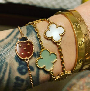 18K Lucky Spring Clover Bracelet photo review